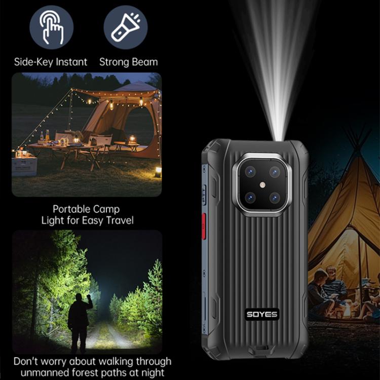 SOYES Maxo Rugged Phone, 6GB+128GB, 3.88 inch Android 12.0 MTK6762 Octa Core, Network: 4G, Dual SIM, OTG, Support Google Play Store