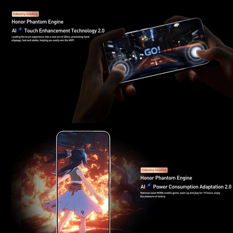 Honor GT Pro, 112GB+512GB, Ultrasonic Fingerprint, 6.78 inch MagicOS 9.0 / Android 15 Snapdragon 8 Elite Octa Core, Network: 5G, NFC, OTG