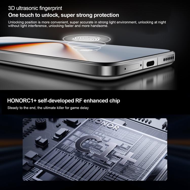 Honor GT Pro, 16GB+1TB, Ultrasonic Fingerprint, 6.78 inch MagicOS 9.0 / Android 15 Snapdragon 8 Elite Octa Core, Network: 5G, NFC, OTG