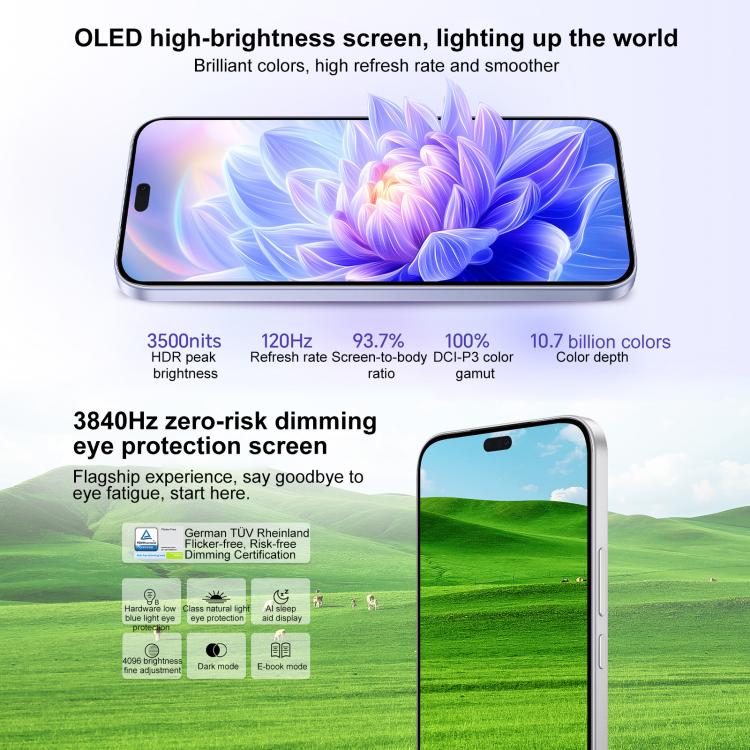 Honor X70i, 12GB+256GB, In-screen Fingerprint, 6.7 inch MagicOS 9.0 Android 15.0 Dimensity 7025 Ultra Octa Core, Network: 5G, OTG, NFC