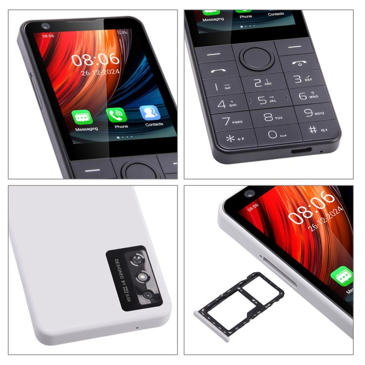 DOOV Z17 Pro Keypad Phone, 3GB+32GB, 2.8 inch Android 13 Mediatek MT6762 Octa Core, Network: 4G