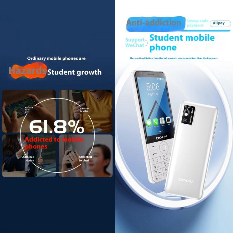 DOOV R17 Pro /  Z17 Keypad Phone, 4GB+64GB, 3.5 inch Android 12 Mediatek MT6761 Quad Core, Network: 4G, Support Google Store