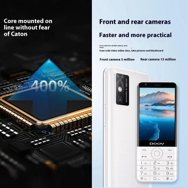 DOOV R17 Pro /  Z17 Keypad Phone, 4GB+64GB, 3.5 inch Android 12 Mediatek MT6761 Quad Core, Network: 4G, Support Google Store