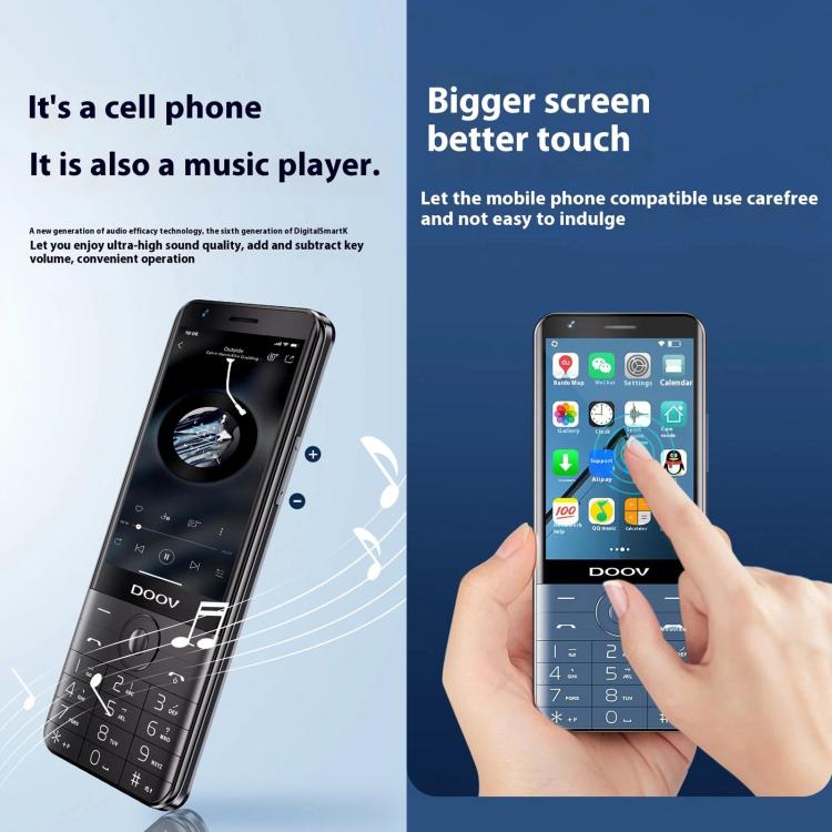 DOOV R17 Pro /  Z17 Keypad Phone, 4GB+64GB, 3.5 inch Android 12 Mediatek MT6761 Quad Core, Network: 4G, Support Google Store