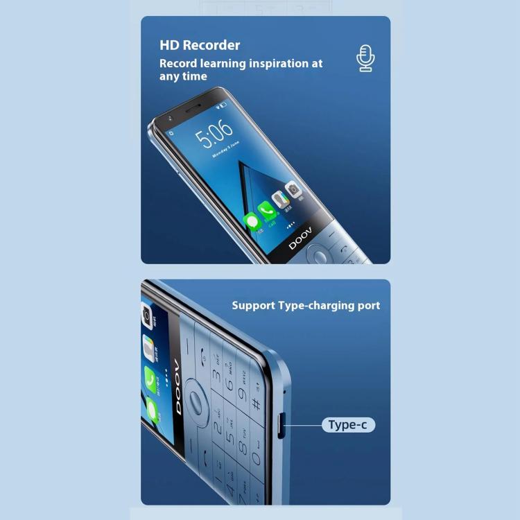 DOOV R17 Pro /  Z17 Keypad Phone, 4GB+64GB, 3.5 inch Android 12 Mediatek MT6761 Quad Core, Network: 4G, Support Google Store