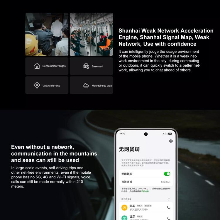 OPPO A6 GT, 12GB+512GB, Screen Fingerprint, 6.8 inch ColorOS 15.0 Android 15 Qualcomm Snapdragon 7 Gen 3 Octa Core, NFC,Network: 5G