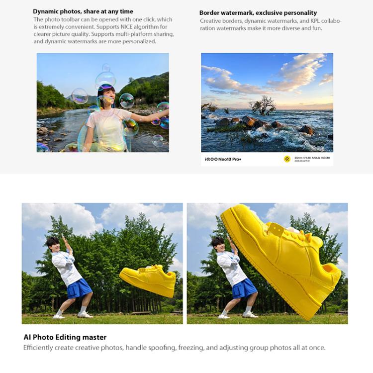 vivo iQOO Neo10 Pro+, 12GB+512GB, Screen Fingerprint, 6.82 inch Android 15 OriginOS 5 Snapdragon 8 Elite Octa Core, OTG, NFC, Network: 5G, Support Google Play