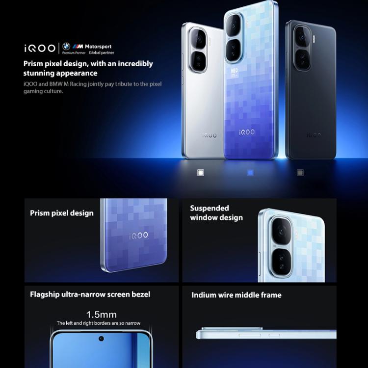 vivo iQOO Neo10 Pro+, 12GB+256GB, Screen Fingerprint, 6.82 inch Android 15 OriginOS 5 Snapdragon 8 Elite Octa Core, OTG, NFC, Network: 5G, Support Google Play