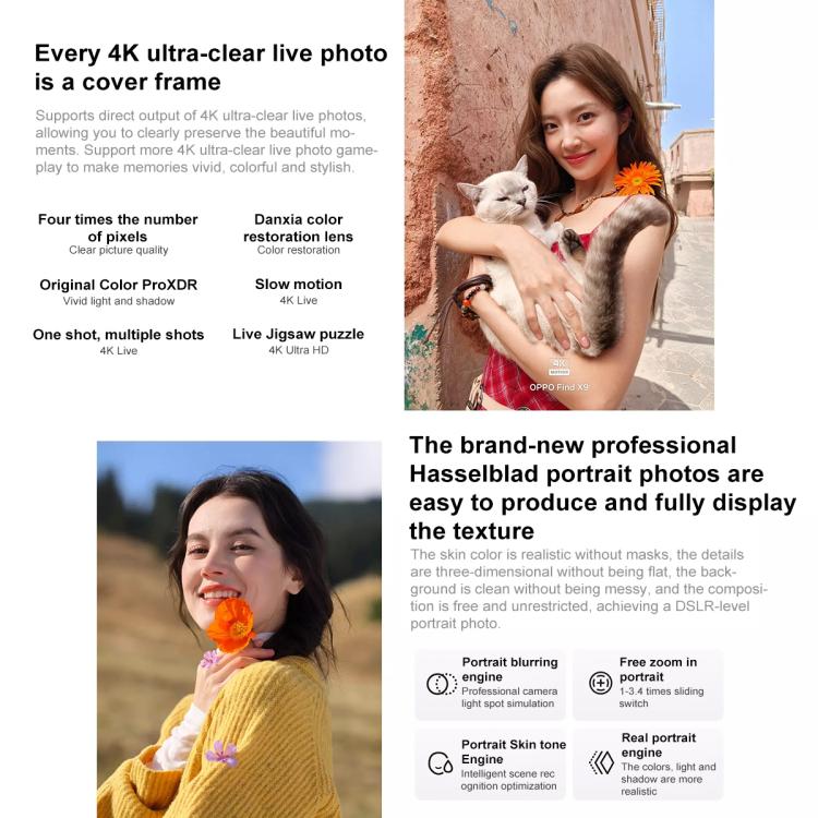 OPPO Find X9 AI Phone, 12GB+256GB, Screen Fingerprint, 6.59 inch ColorOS 16.0 Dimensity 9500 Octa Core, NFC, OTG, Network: 5G