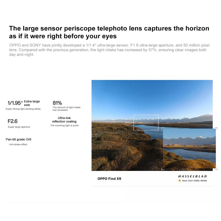 OPPO Find X9 AI Phone, 12GB+512GB, Screen Fingerprint, 6.59 inch ColorOS 16.0 Dimensity 9500 Octa Core, NFC, OTG, Network: 5G