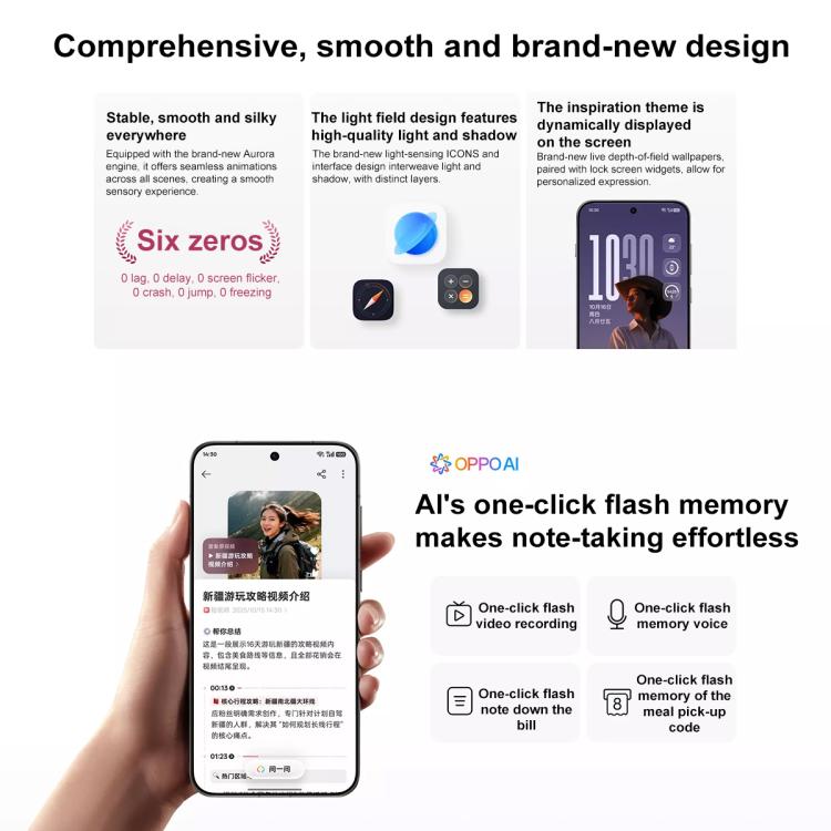 OPPO Find X9 Pro AI Phone, 12GB+256GB, Screen Fingerprint, 6.78 inch ColorOS 16.0 Dimensity 9500 Octa Core, NFC, OTG, Network: 5G