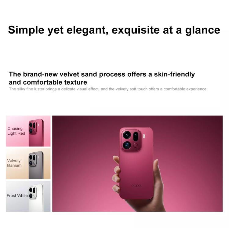 OPPO Find X9 Pro AI Phone, 12GB+256GB, Screen Fingerprint, 6.78 inch ColorOS 16.0 Dimensity 9500 Octa Core, NFC, OTG, Network: 5G