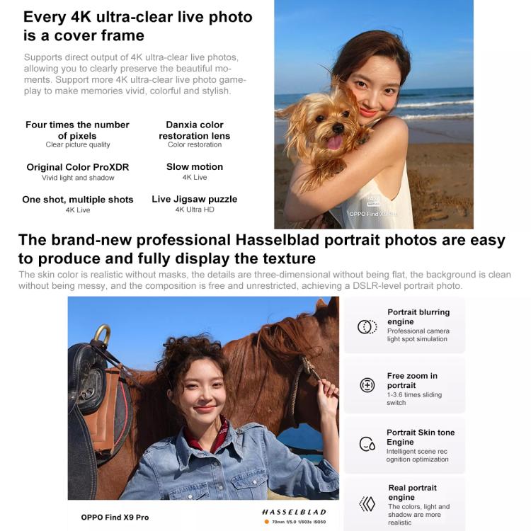 OPPO Find X9 Pro AI Phone, 16GB+512GB, Screen Fingerprint, 6.78 inch ColorOS 16.0 Dimensity 9500 Octa Core, NFC, OTG, Network: 5G