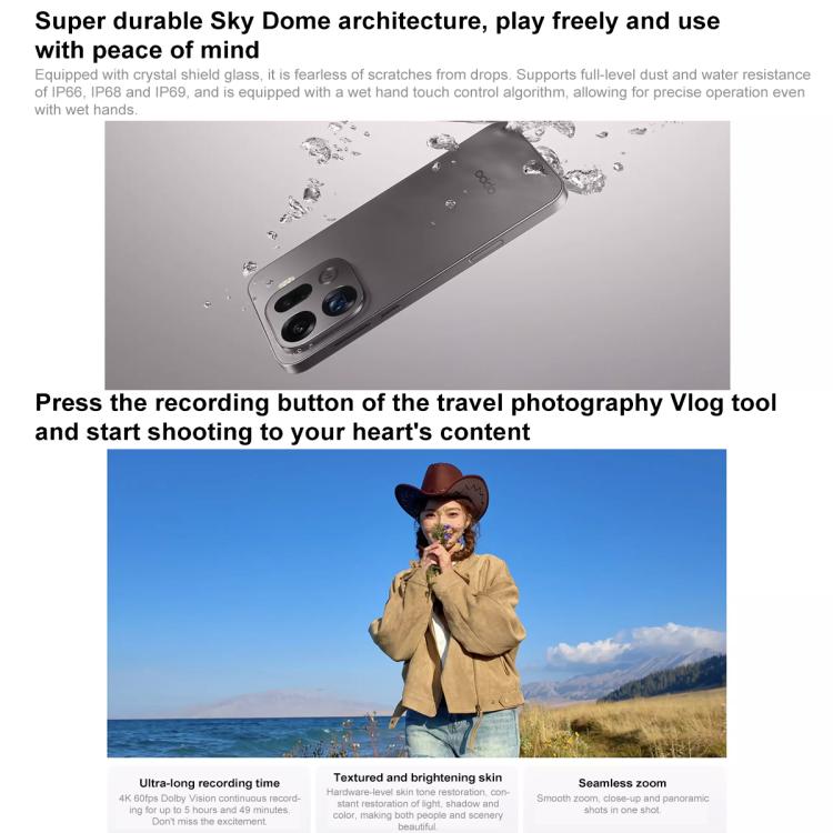 OPPO Find X9 Pro AI Phone, 16GB+512GB, Screen Fingerprint, 6.78 inch ColorOS 16.0 Dimensity 9500 Octa Core, NFC, OTG, Network: 5G