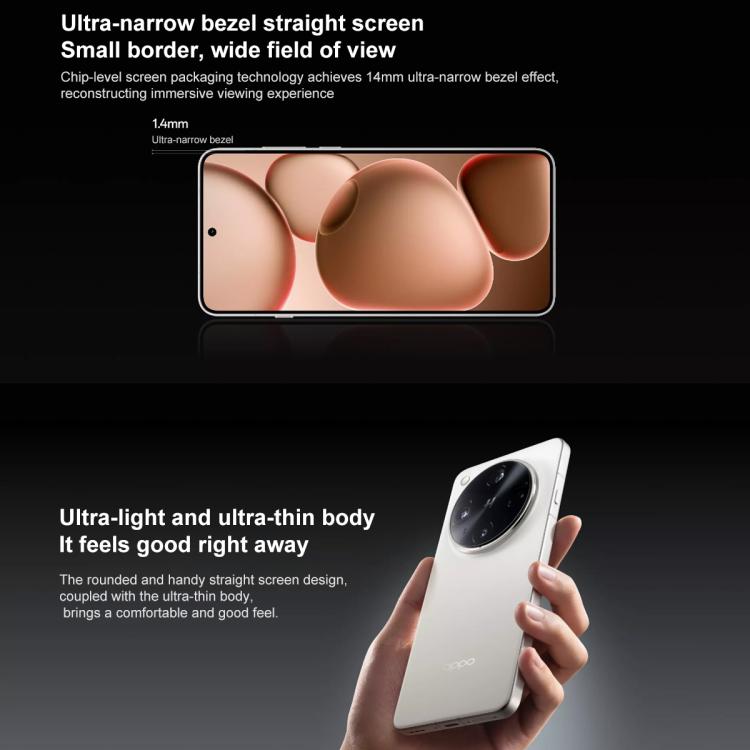 OPPO Find X8 Ultra, 16GB+512GB, Screen Fingerprint, 6.82 inch ColorOS 15 Snapdragon 8 Elite Octa Core, NFC, OTG, Network: 5G