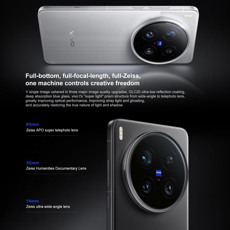 vivo X200 Ultra, 12GB+256GB, Face ID / 3D Ultrasonic Fingerprint, 6.82 inch OriginOS 5 / Android 15 Snapdragon 8 Elite Octa Core, OTG, NFC, Network: 5G, Support Google Play