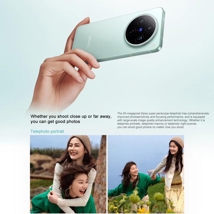 vivo X200s, 12GB+512GB, Face ID / 3D Ultrasonic Fingerprint, 6.67 inch OriginOS 5 / Android 15 Dimensity 9400+ Octa Core, OTG, NFC, Network: 5G, Support Google Play