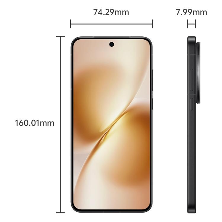 vivo X200s, 16GB+512GB, Face ID / 3D Ultrasonic Fingerprint, 6.67 inch OriginOS 5 / Android 15 Dimensity 9400+ Octa Core, OTG, NFC, Network: 5G, Support Google Play