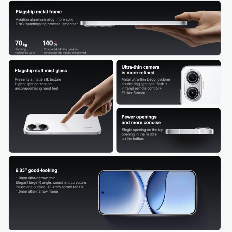 Xiaomi REDMI Turbo 4 Pro, 16GB+512GB, 6.83 inch Xiaomi HyperOS 2 Snapdragon 8s Gen 4 Octa Core, NFC, Network: 5G