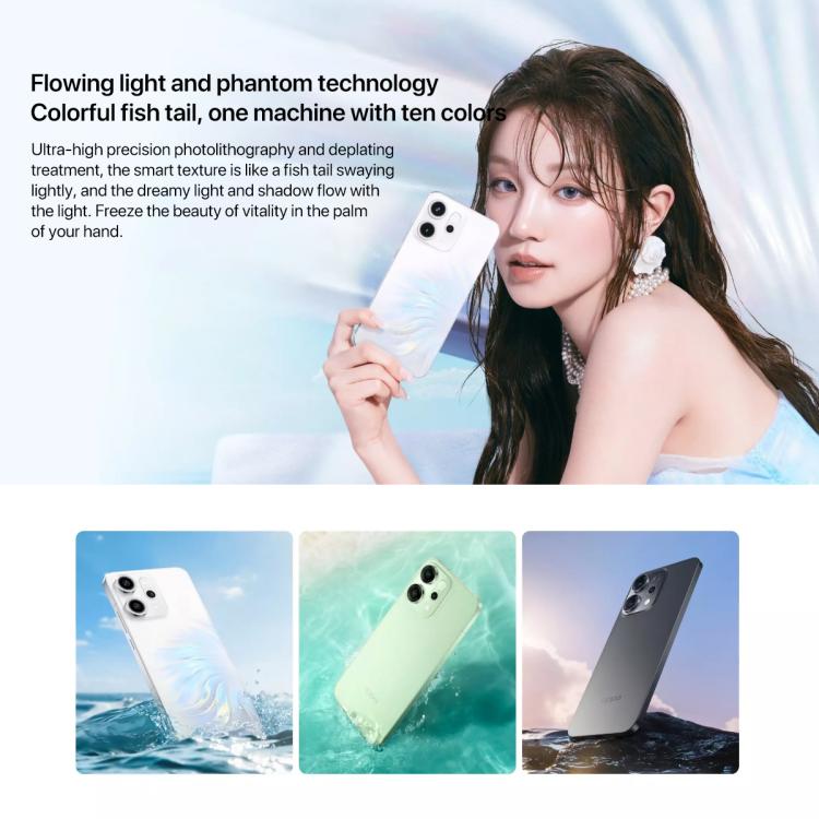 OPPO Reno14 AI Phone, 16GB+256GB, Screen Fingerprint, 6.59 inch ColorOS 15.0 Dimensity 8350 Octa Core, NFC, OTG, Network: 5G