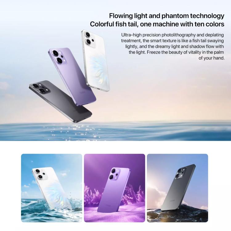 OPPO Reno14 Pro AI Phone, 12GB+256GB, Screen Fingerprint, 6.83 inch ColorOS 15.0 Dimensity 8450 Octa Core, NFC, OTG, Network: 5G