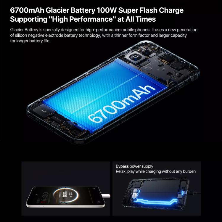 OnePlus Ace 5 Ultra, 12GB+256GB, 6.83 inch ColorOS 15.0 MediaTek Dimensity 9400+ Octa Core, NFC, Network: 5G