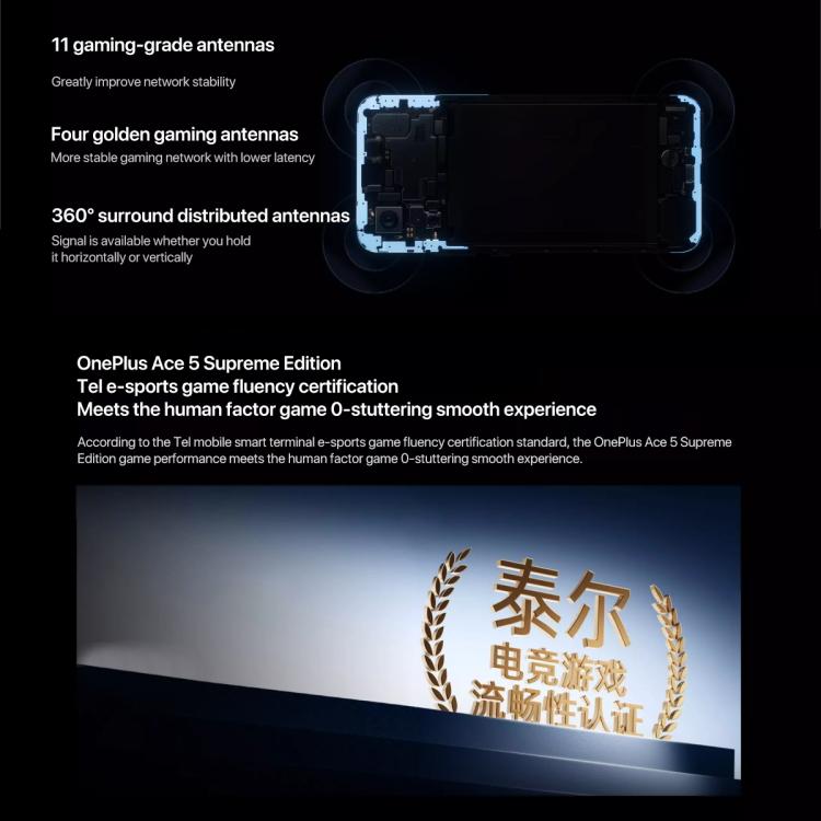 OnePlus Ace 5 Ultra, 16GB+512GB, 6.83 inch ColorOS 15.0 MediaTek Dimensity 9400+ Octa Core, NFC, Network: 5G