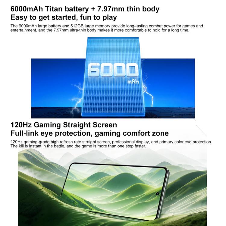 Realme 14, 16GB+256GB, Screen Fingerprint Identification, 6.67 inch Realme UI 6.0 Snapdragon 6 Gen 4 Octa Core, NFC, Network: 5G