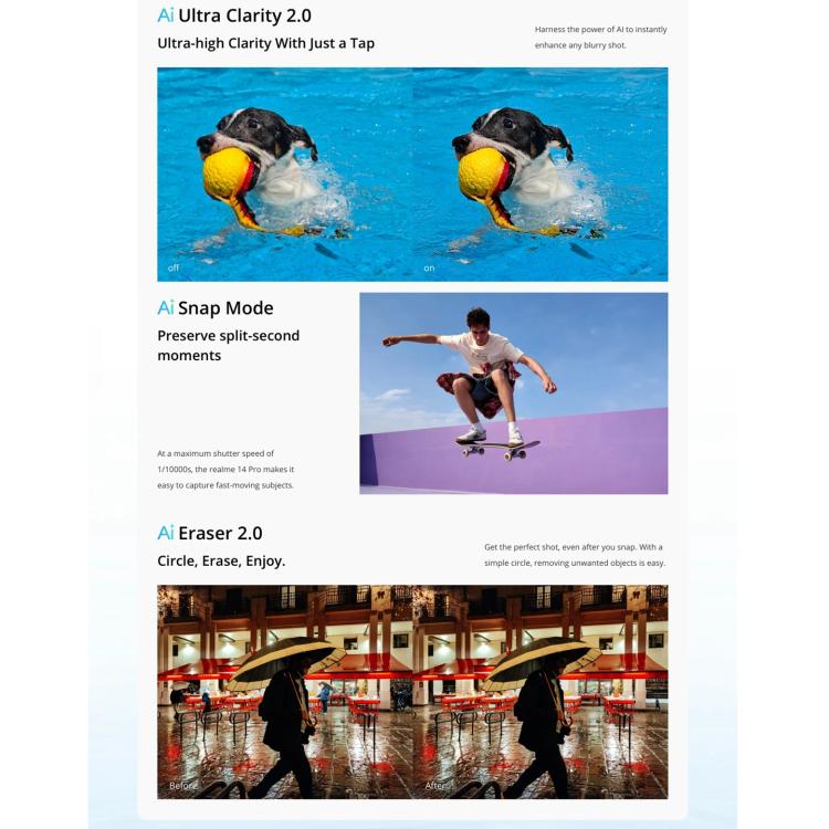 Realme 14 Pro, 16GB+512GB, Screen Fingerprint Identification, 6.77 inch Realme UI 6.0 Dimensity 7300 Octa Core, NFC, Network: 5G