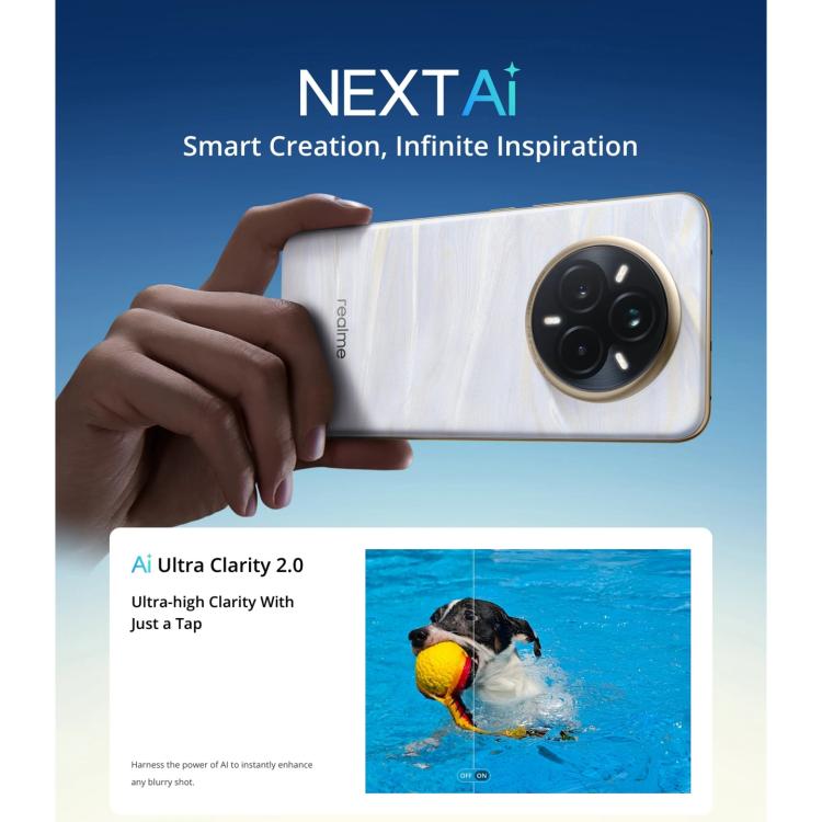 Realme 14 Pro+, 12GB+256GB, Screen Fingerprint Identification, 6.83 inch Realme UI 6.0 Snapdragon 7s Gen 3 Octa Core, NFC, Network: 5G