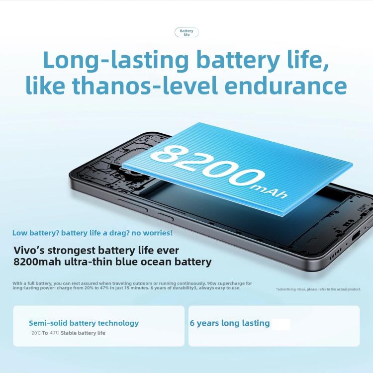 vivo Y500, 8GB+256GB, 6.77 inch Android 15 OriginOS 5 Dimensity 7300 Octa Core, OTG, NFC, Network: 5G