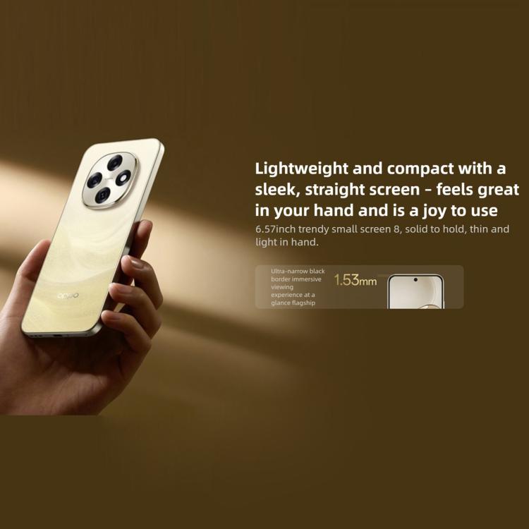 OPPO A6 Pro 5G, 12GB+256GB, Screen Fingerprint, 6.57 inch ColorOS 15 Android 15 Dimensity 7300 Octa Core, NFC, OTG, Network: 5G