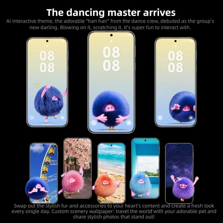 HUAWEI Pura 80 Ultra, 16GB+1TB, Side Fingerprint Identification, 6.8 inch HarmonyOS 5.1, NFC, OTG, Not Support Google Play