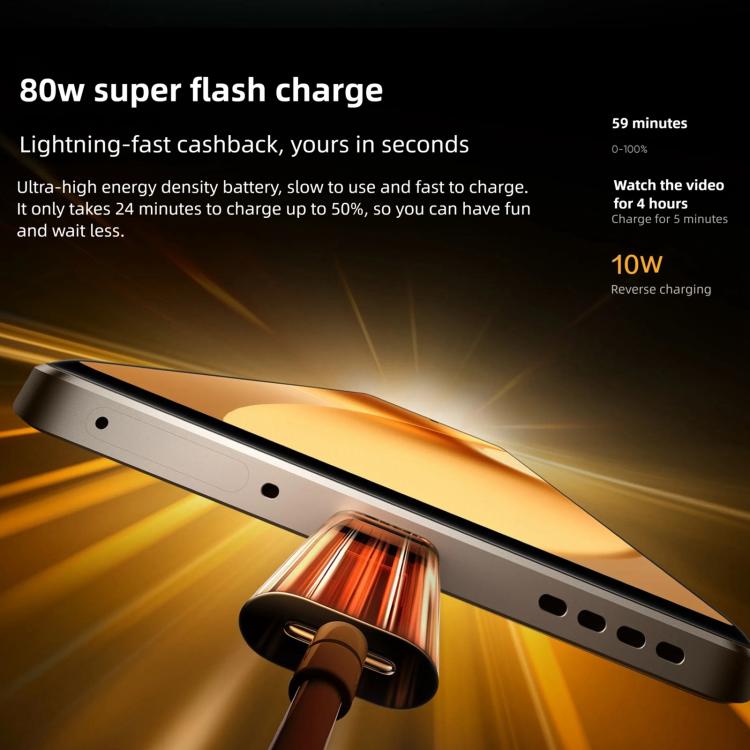 Realme 15 Pro, 12GB+256GB, 6.8 inch Realme UI 6.0 Android 15 Snapdragon 7 Gen Octa Core, NFC, Network: 5G