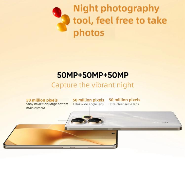 Realme 15 Pro, 12GB+256GB, 6.8 inch Realme UI 6.0 Android 15 Snapdragon 7 Gen Octa Core, NFC, Network: 5G