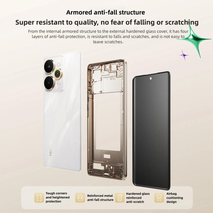 Realme 15 Pro, 16GB+512GB, 6.8 inch Realme UI 6.0 Android 15 Snapdragon 7 Gen 4 Octa Core, NFC, Network: 5G