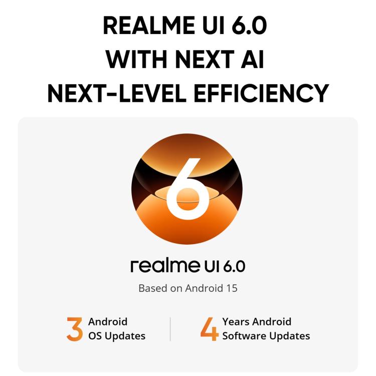 Realme 15T, 8GB+256GB, Screen Fingerprint Identification, 6.57 inch Realme UI 6.0 Android 15 MediaTek Dimensity 6400 Max Octa Core, NFC, Network: 5G