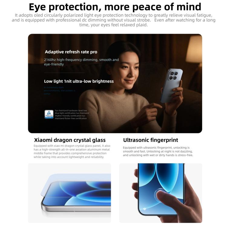 Xiaomi 17, 12GB+256GB, 3D Ultrasonic Fingerprint, 6.3 inch Xiaomi HyperOS 3 Snapdragon 8 Elite Gen 5 Octa Core, NFC, Network: 5G