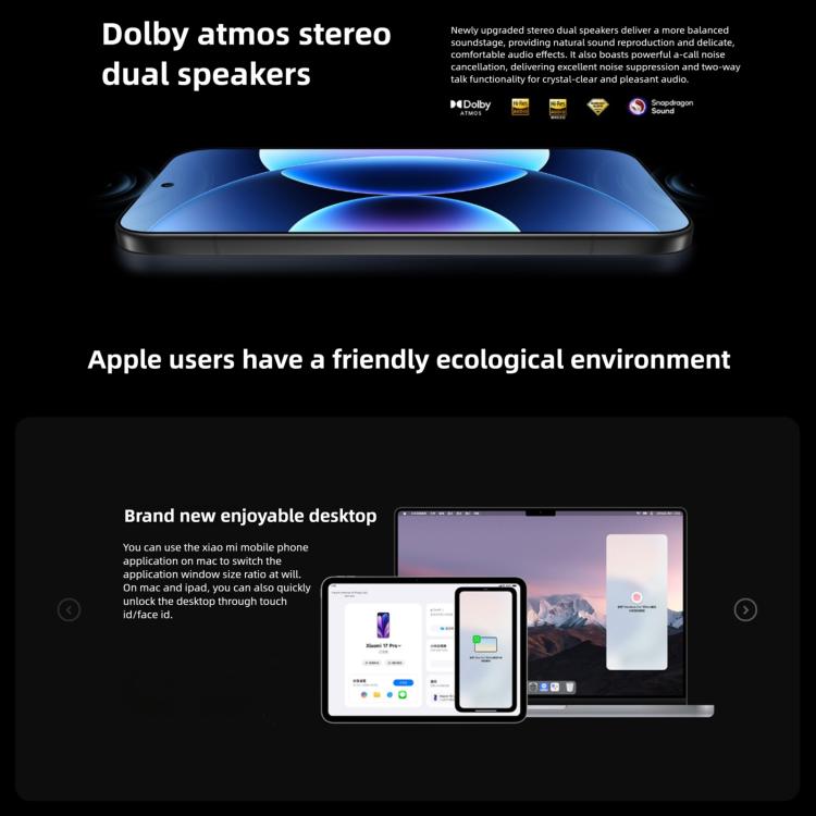 Xiaomi 17 Pro, 16GB+1TB, 3D Ultrasonic Fingerprint, 6.3 inch Xiaomi HyperOS 3 Snapdragon 8 Elite Gen 5 Octa Core, NFC, Network: 5G