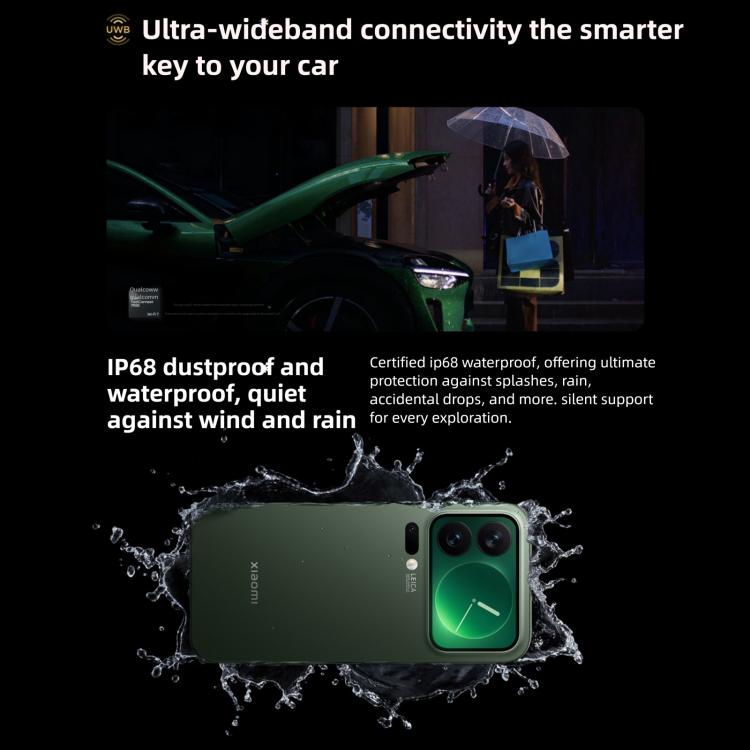 Xiaomi 17 Pro Max, 12GB+512GB, 3D Ultrasonic Fingerprint, 6.9 inch + 2.9 inch Xiaomi HyperOS 3 Snapdragon 8 Elite Gen 5 Octa Core, NFC, Network: 5G