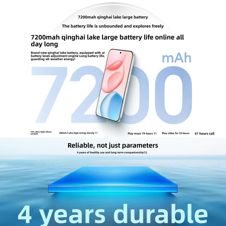 Honor 400, 12GB+256GB, Screen Fingerprint, 6.55 inch MagicOS 9.0 / Android 15 Snapdragon 7 Gen 4 Octa Core, Network: 5G, NFC, OTG, Support Google Play