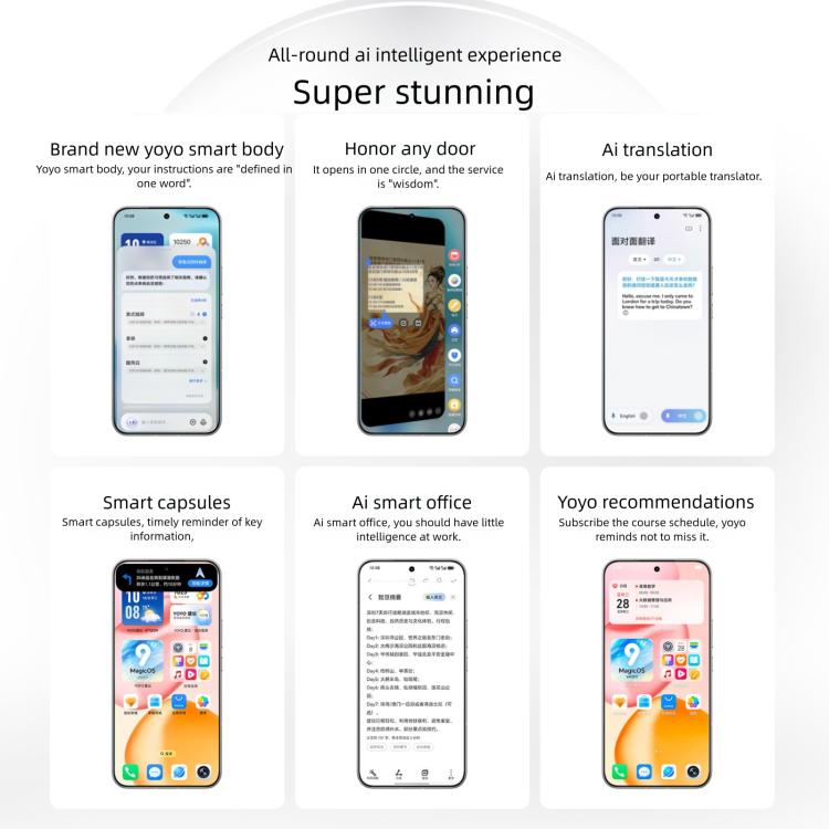 Honor 400, 12GB+512GB, Screen Fingerprint, 6.55 inch MagicOS 9.0 / Android 15 Snapdragon 7 Gen 4 Octa Core, Network: 5G, NFC, OTG