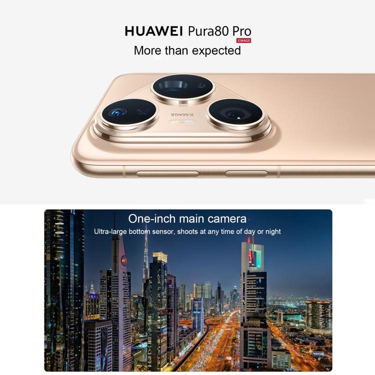 HUAWEI Pura 80 Pro, 12GB+256GB, Side Fingerprint Identification, 6.8 inch HarmonyOS 5.1, NFC, OTG, Not Support Google Play
