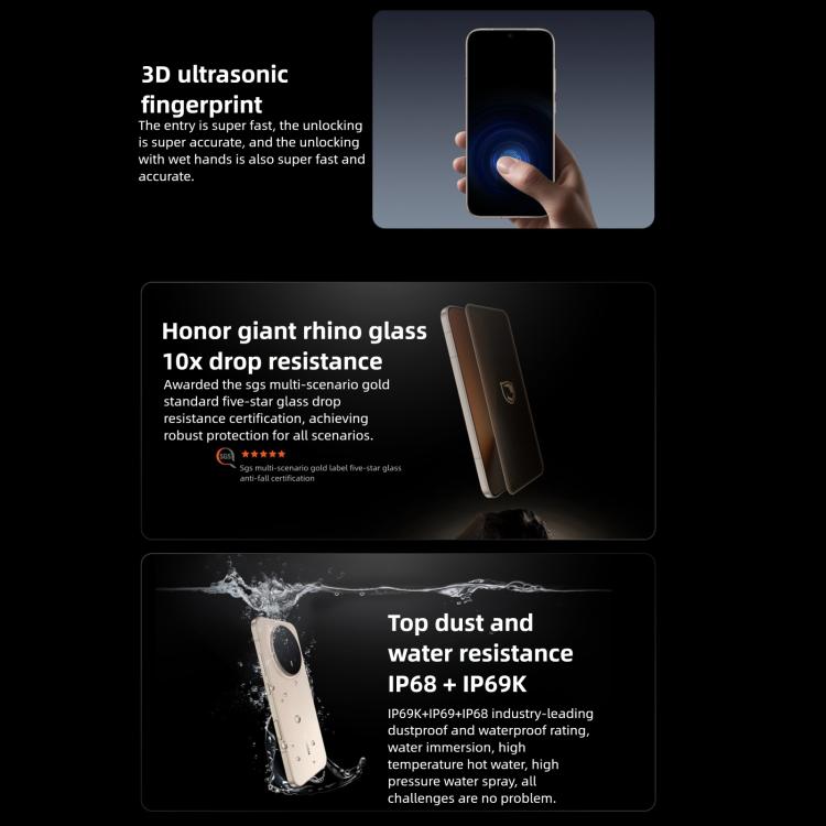 Honor Magic8, 12GB+512GB, Screen Fingerprint, 6.58 inch MagicOS 10.0 / Android 16 Snapdragon 8 Elite Gen 5th Octa Core, Network: 5G, NFC, OTG