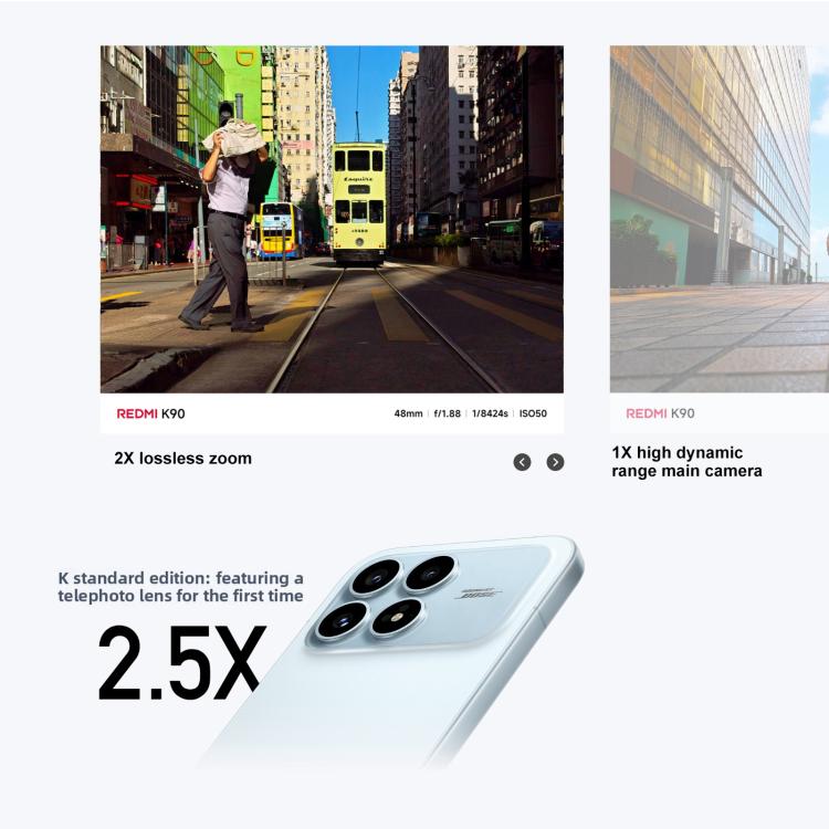 Xiaomi Redmi K90, 12GB+256GB, 6.59 inch Xiaomi HyperOS 3 Snapdragon 8 Elite Octa Core, NFC, Network: 5G