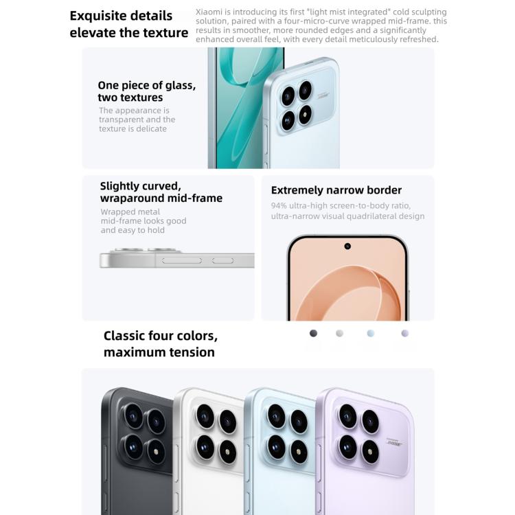 Xiaomi Redmi K90, 16GB+1TB, 6.59 inch Xiaomi HyperOS 3 Snapdragon 8 Elite Octa Core, NFC, Network: 5G