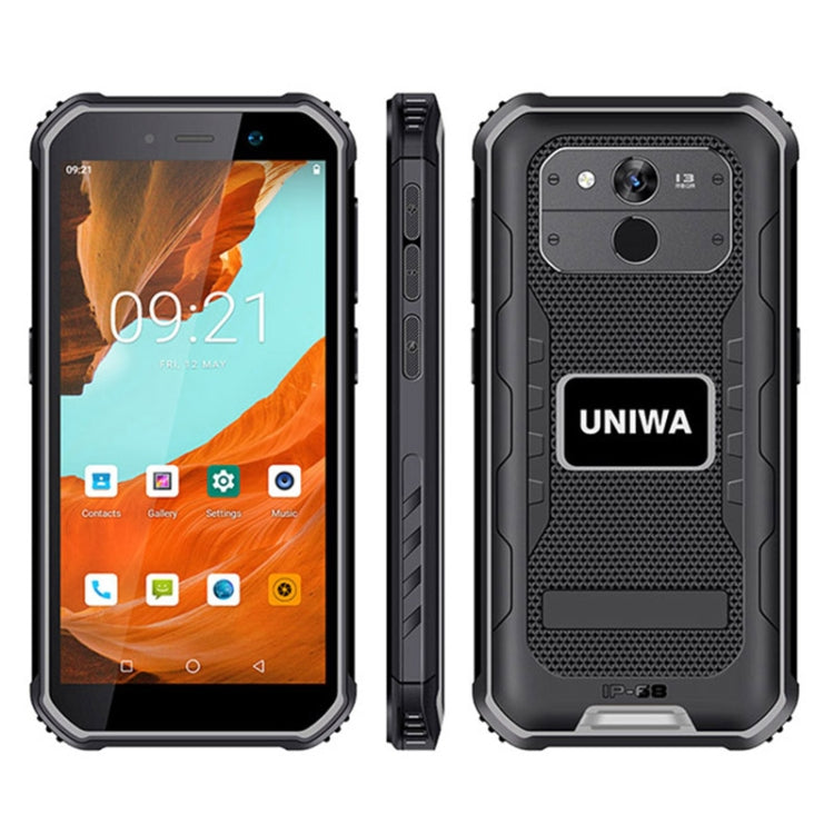 UNIWA F963 Pro Rugged Smart Phone, 4GB+64GB, 5.5 inch Android 13, Unisoc T606 Octa Core, NFC, Fingerprint Unlock, 4G Network, AU Plug