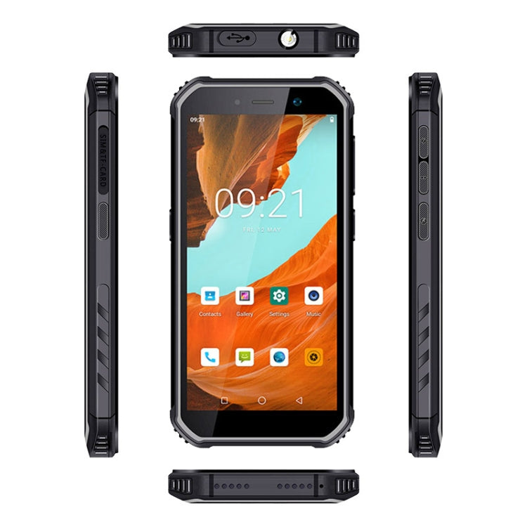 UNIWA F963 Pro Rugged Smart Phone, 4GB+64GB, 5.5 inch Android 13, Unisoc T606 Octa Core, NFC, Fingerprint Unlock, 4G Network, AU Plug