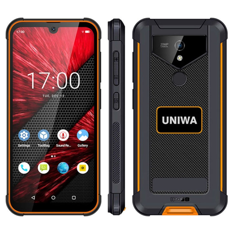 UNIWA F965 Pro Rugged Smart Phone, 6GB+128GB, 6 inch Android 13, MT6762 Octa Core, Network: 4G, NFC, PoC, SOS