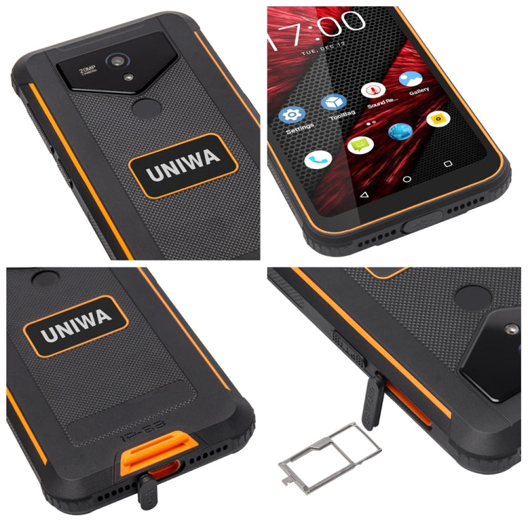 UNIWA F965 Pro Rugged Smart Phone, 6GB+128GB, 6 inch Android 13, MT6762 Octa Core, Network: 4G, NFC, PoC, SOS